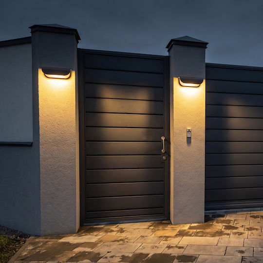 Aca Iluminat Exterior Montat Pe Perete Cu Umbră IP65 5x8.8cm