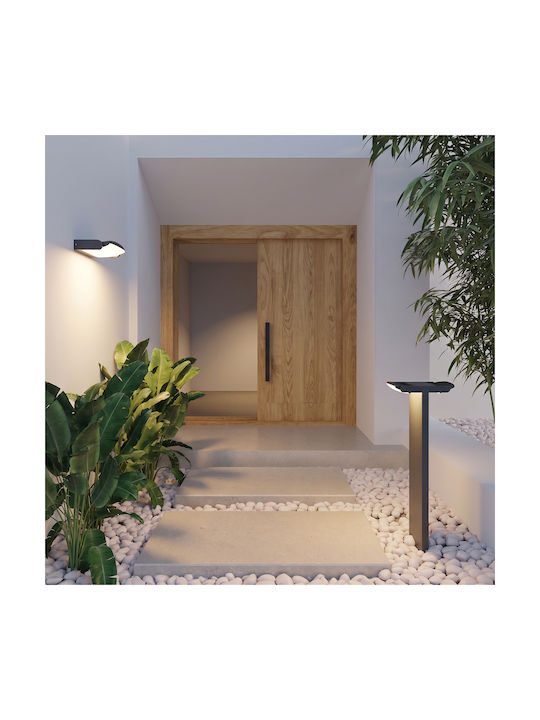 Aca Φωτιστικό Κολωνάκι LED Εξωτερικού Χώρου 24W με Θερμό Λευκό Φως IP65 Μαύρο