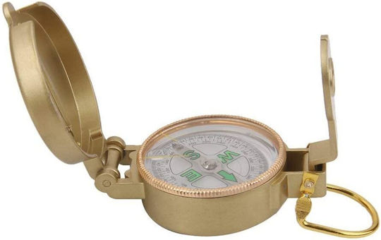 Busolă de Direcție Zamo Stil Vintage Precisă Lupă Diametru 45 Mm Auriu