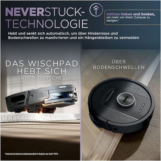 Shark PowerDetect NeverTouch Σκούπα Ρομπότ με Χαρτογράφηση Laser