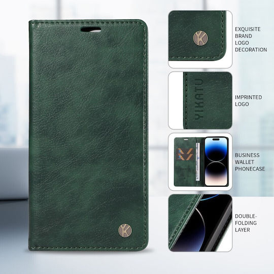 Yikatu Yk-006 Book Case Green Oppo Reno16 5G Reno16 Pro 5G