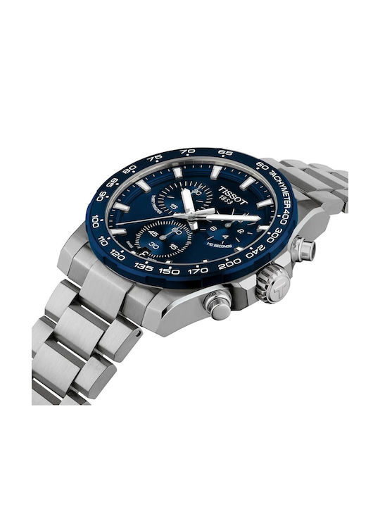Tissot Supersport Chrono Herrenuhren 42mm Batterie Silber