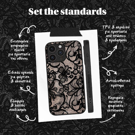Sonique Diva Series Case Honor 20 Nova 5T Black Lace