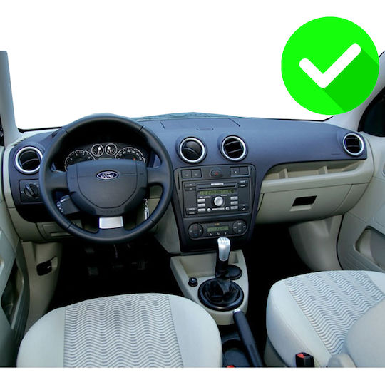 Carmedia Cmt4087a Фабричен 7'' Ford Всичко Черно