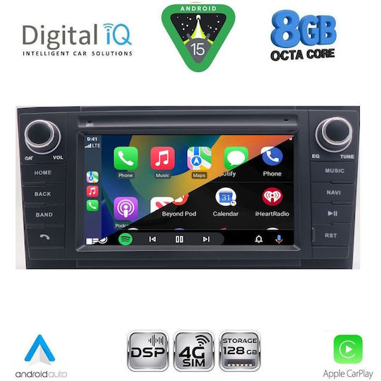 Digital IQ BLM 509BL_CPA 7" Мултимедиен Плейър Фабричен Toyota Avensis T27 Модел 2009-2016 Черен