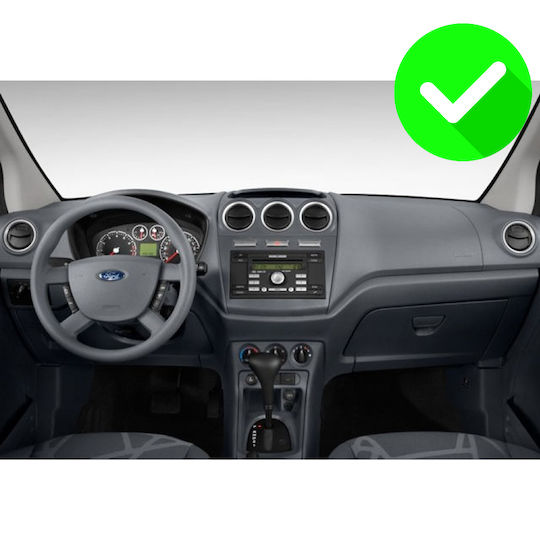 Carmedia Cmt4087a Фабричен 7'' Ford Всичко Черно