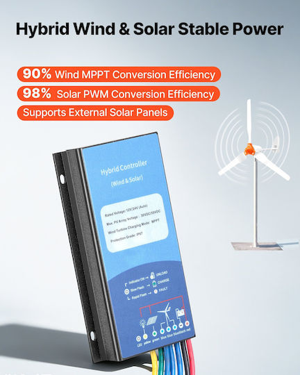 Vevor Wind Turbine Rated Power 1000W FSSFLWLFDJMPND96G001V9