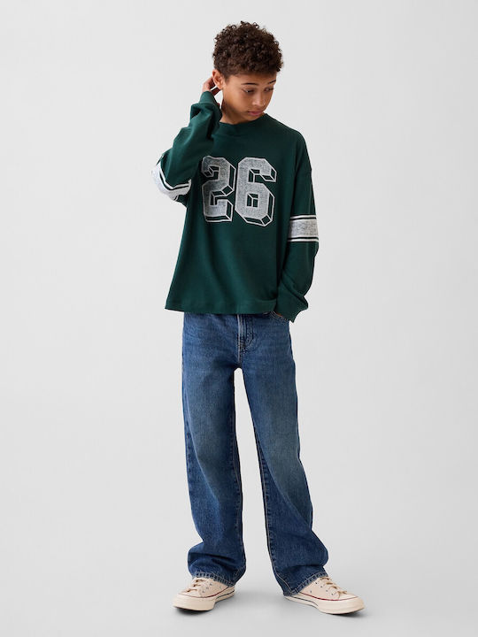 Kids Long-sleeved Blouse Deep Hunter