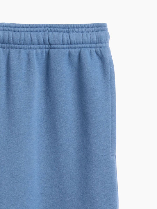 Fleece Kids Sweatshirt with Pockets Blue