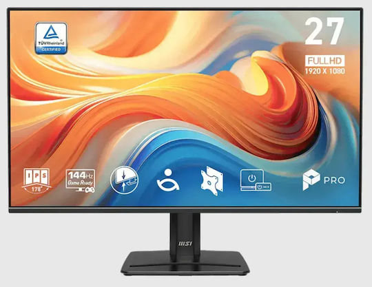 MSI Pro MP271 E14A IPS HDR Monitor 27 Zoll FHD 1920x1080 144Hz mit Reaktionszeit 4ms GTG