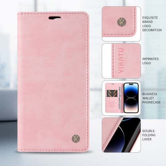 Yikatu Book Pink (Oppo Reno16 5g / Reno16 Pro 5g)