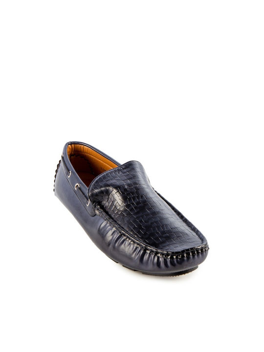 Mocasini barbati Loafers in Culoare Albastra
