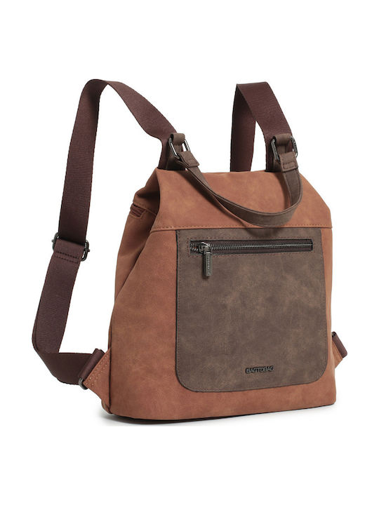 Women's Suede Handbag Camel