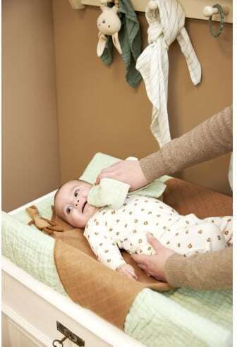 Meyco Schultertuch Burp Cloth Beige 30x30cm 6 Stück