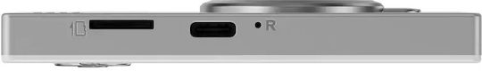 Rollei Kompaktkamera Slim Kompakt Φωτογραφική Μηχανή 8MP Silber