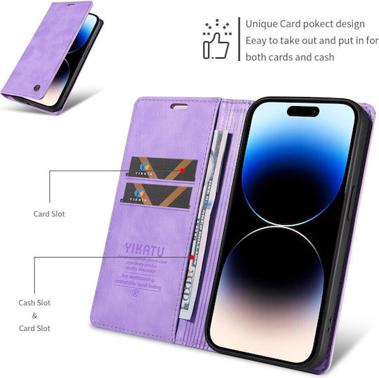 Yikatu Yk-006 Book Case Purple Oppo Reno16 5G Reno16 Pro 5G
