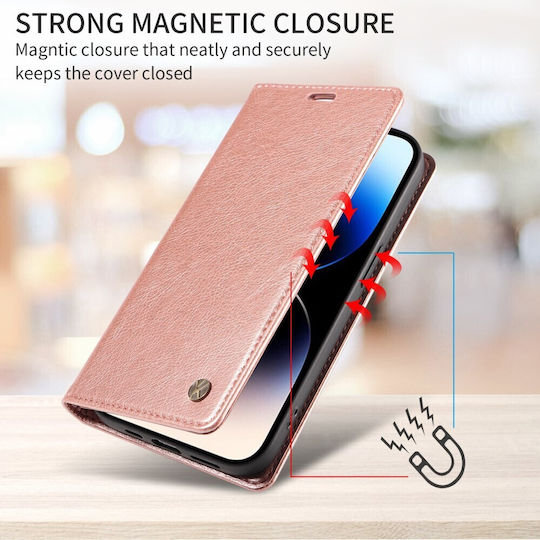 Yikatu Yk-006 Book Case Rose Gold Oppo Reno16 5G Reno16 Pro 5G