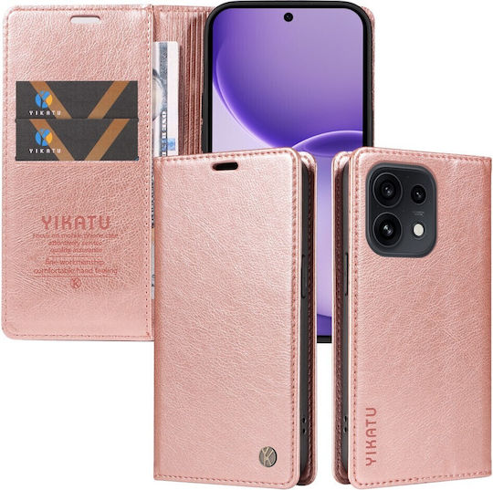 Yikatu Yk-006 Book Case Rose Gold Oppo Reno16 5G Reno16 Pro 5G