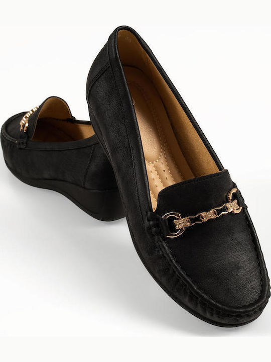 Γυναικεία Loafers σε Μαύρο Χρώμα