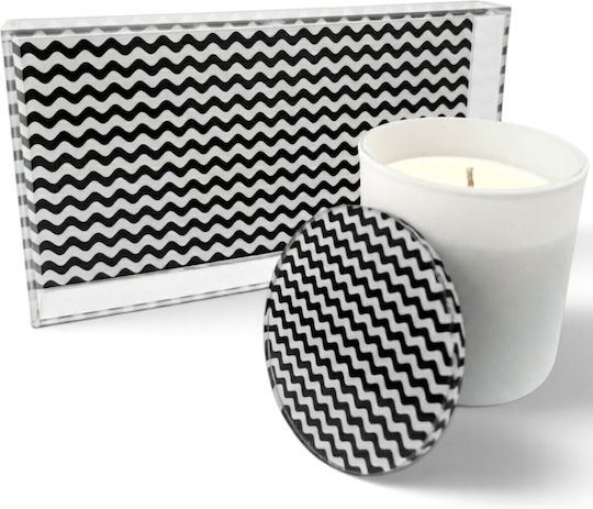 Plexilab Decorative Glass Round Tray 23x13x3cm