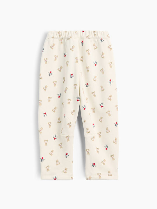 Brannan Kids Sweatpants White