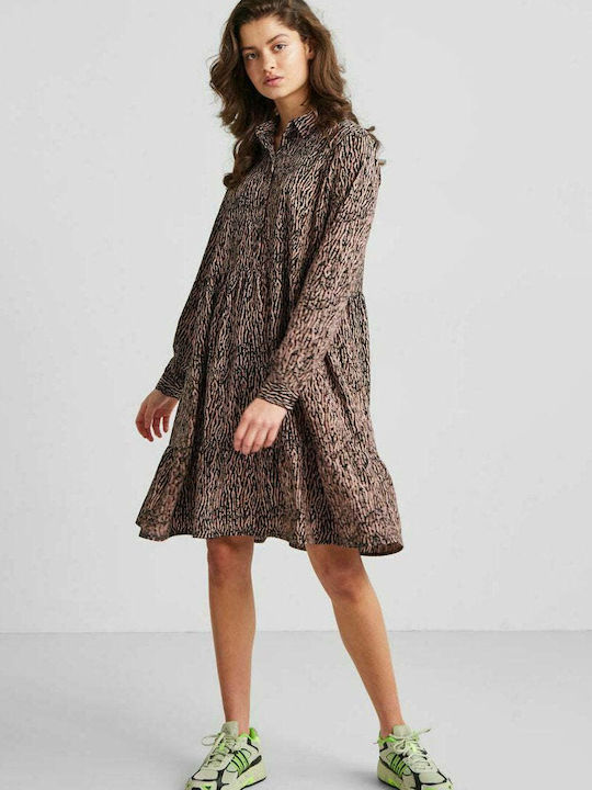 Summer Shirt Dress Animal Print
