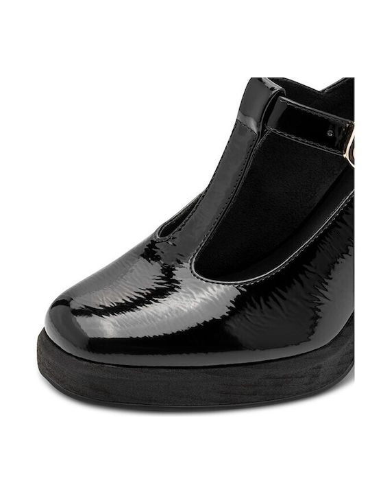 Pumps aus Schwarz Lackleder