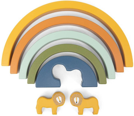 Trixie Animăluță Curcubeu Mr Lion din Lemn pentru 12+ Luni
