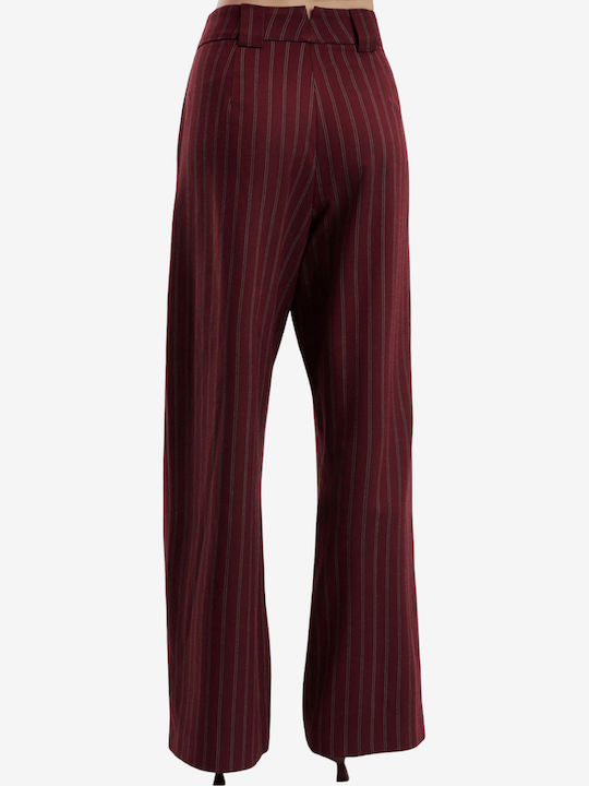 Women's Burgundy Suit in Slim Fit