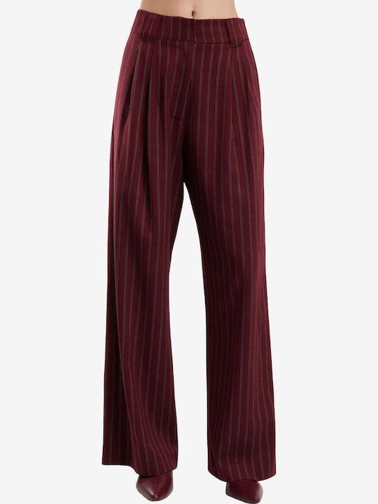 Women's Burgundy Suit in Slim Fit