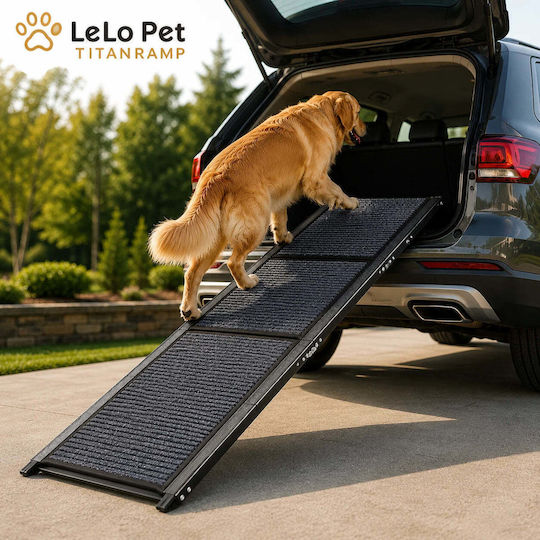 Lelo Pet Wasserdichte Rampe Auto Reisezubehör Für Hunde Schwarz
