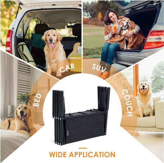 Waterproof Car Steps for Dog Black
