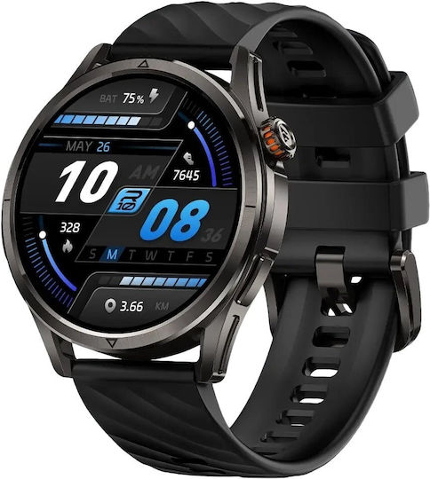 Kospet Magic R10 Stainless Steel Waterproof Smartwatch with Heart Rate Monitor Black