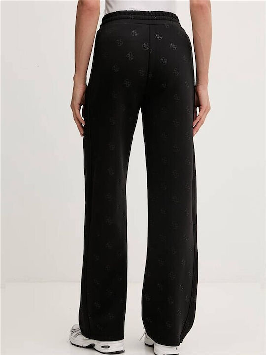 Flared Black Sweatpants