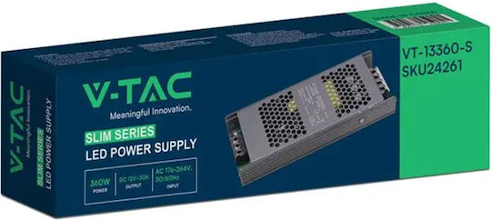 V-TAC LED Захранване IP20 Мощност 360W С Изходно Напрежение 12V