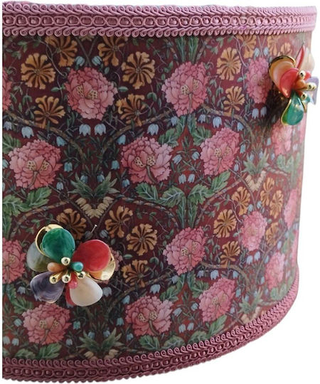 Retro Flowers Διαστάσεις Κρεμαστό Φωτιστικό με Ντουί E27 35x20εκ.