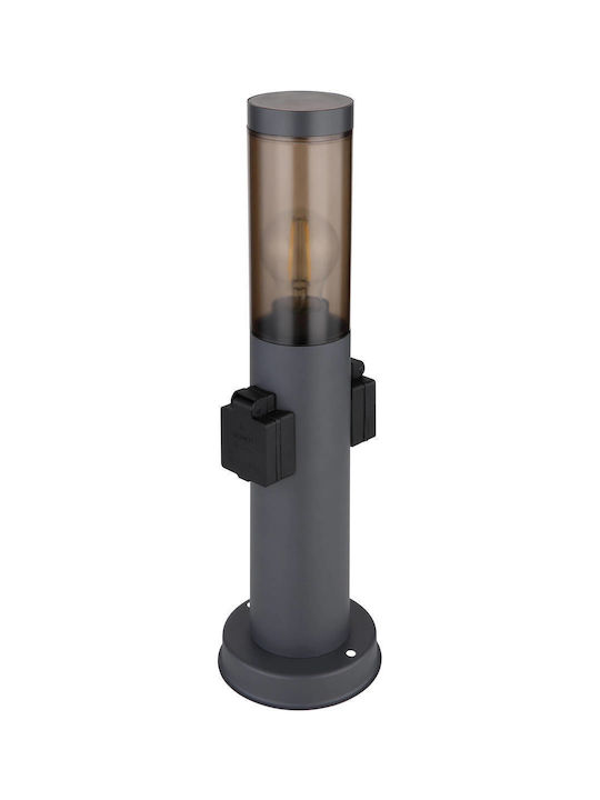 Globo Lighting Boston Lampă Post Mic Pentru Exterior 23W IP44 Pentru Bază De Bec E27 Gri