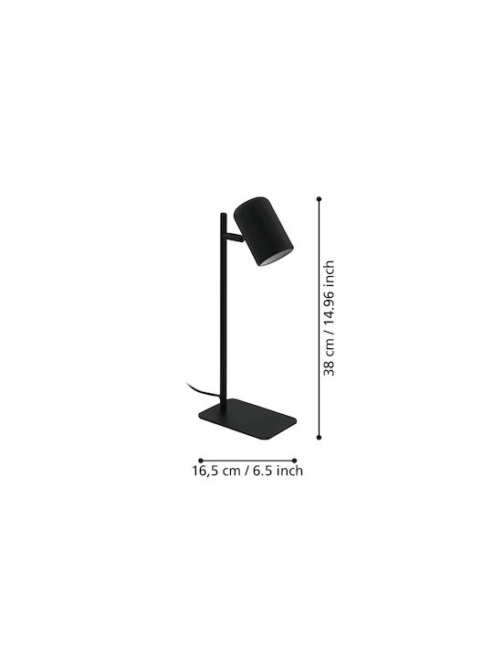 Eglo Ceppino Office Lamp for Socket GU10 in Black Color