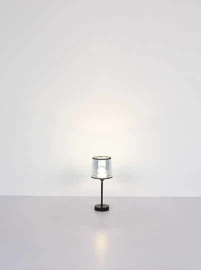 Globo Lighting Lămpi De Masă Metalice Led Încorporat Cu Pălărie Neagră Și Bază