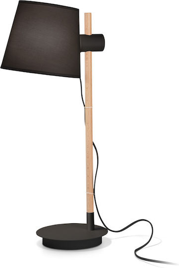 Ideal Lux AXEL Wood Table Lamp for Socket E27