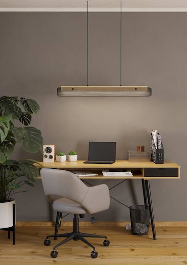 Eglo LED Smart Κρεμαστό Φωτιστικό Μαύρο 99x5x110εκ.