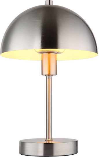 Globo Lighting Lămpi De Masă Metalic Pentru Dulie E14 Cu Pălărie Argintie Și Bază Globo Lighting Lămpi De Masă Metalic Pentru Dulie E14 Cu Pălărie Argintie Și Bază