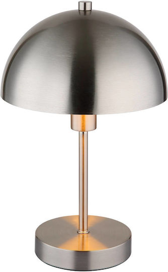 Globo Lighting Lămpi De Masă Metalic Pentru Dulie E14 Cu Pălărie Argintie Și Bază