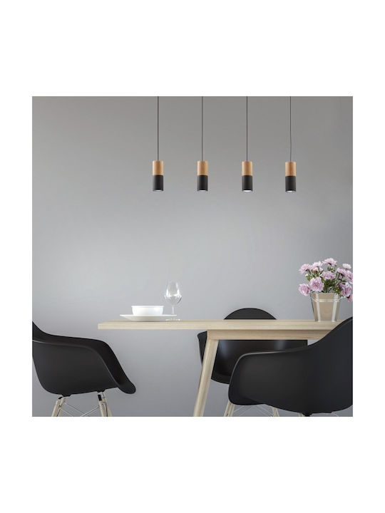 Spot Light LED Φωτιστικό Γραφείου με Εύκαμπτο Βραχίονα σε Μαύρο Χρώμα