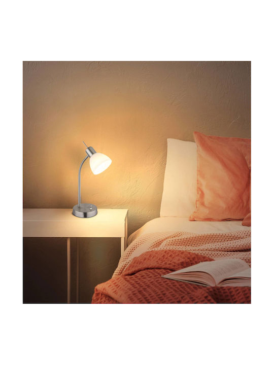 Globo Lighting Office Lighting for E14 Socket in Silver Color