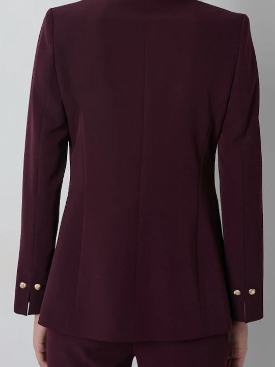 BSB BSB Damen Blazer Burgundisch