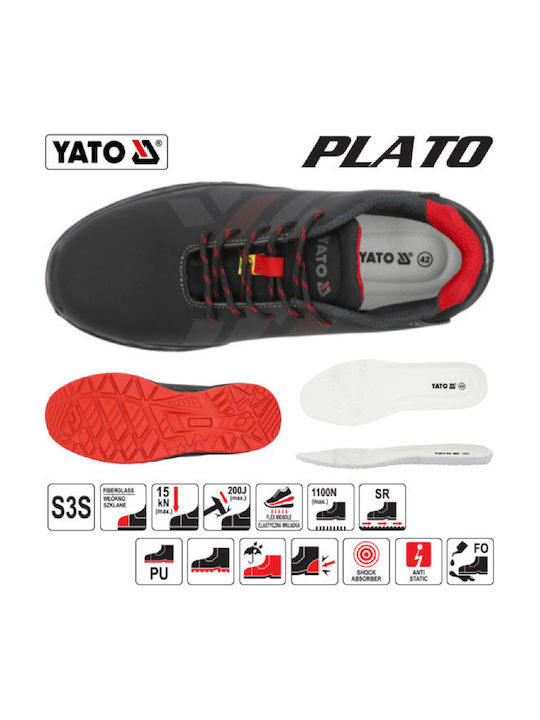 Yato Pantofi de Siguranță Negri S3