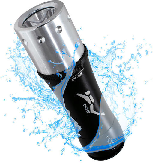 Cree Rechargeable LED Flashlight IP68 with Maximum Brightness 2000lm