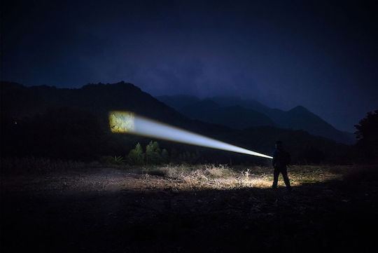 Olight Rechargeable Flashlight LED IPX8 with Maximum Brightness 14000lm Marauder 2 Black