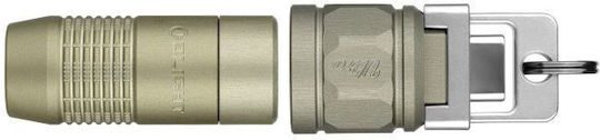 Olight Rechargeable Keychain Flashlight LED with Maximum Brightness 180lm Khaki